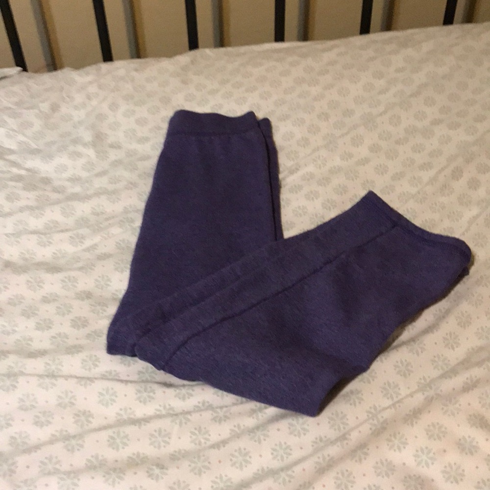 Purple thick pants
